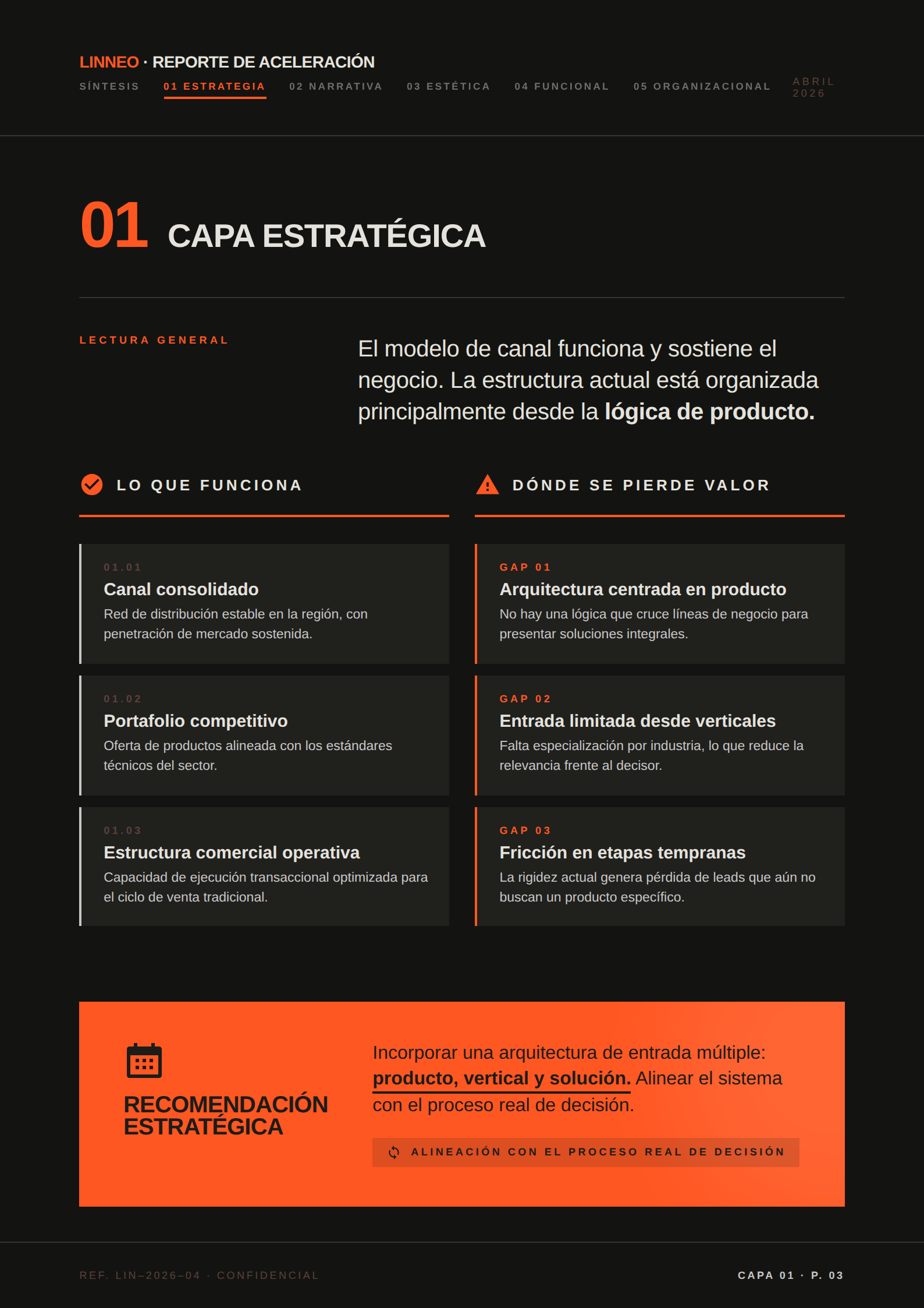 Capa Estratégica