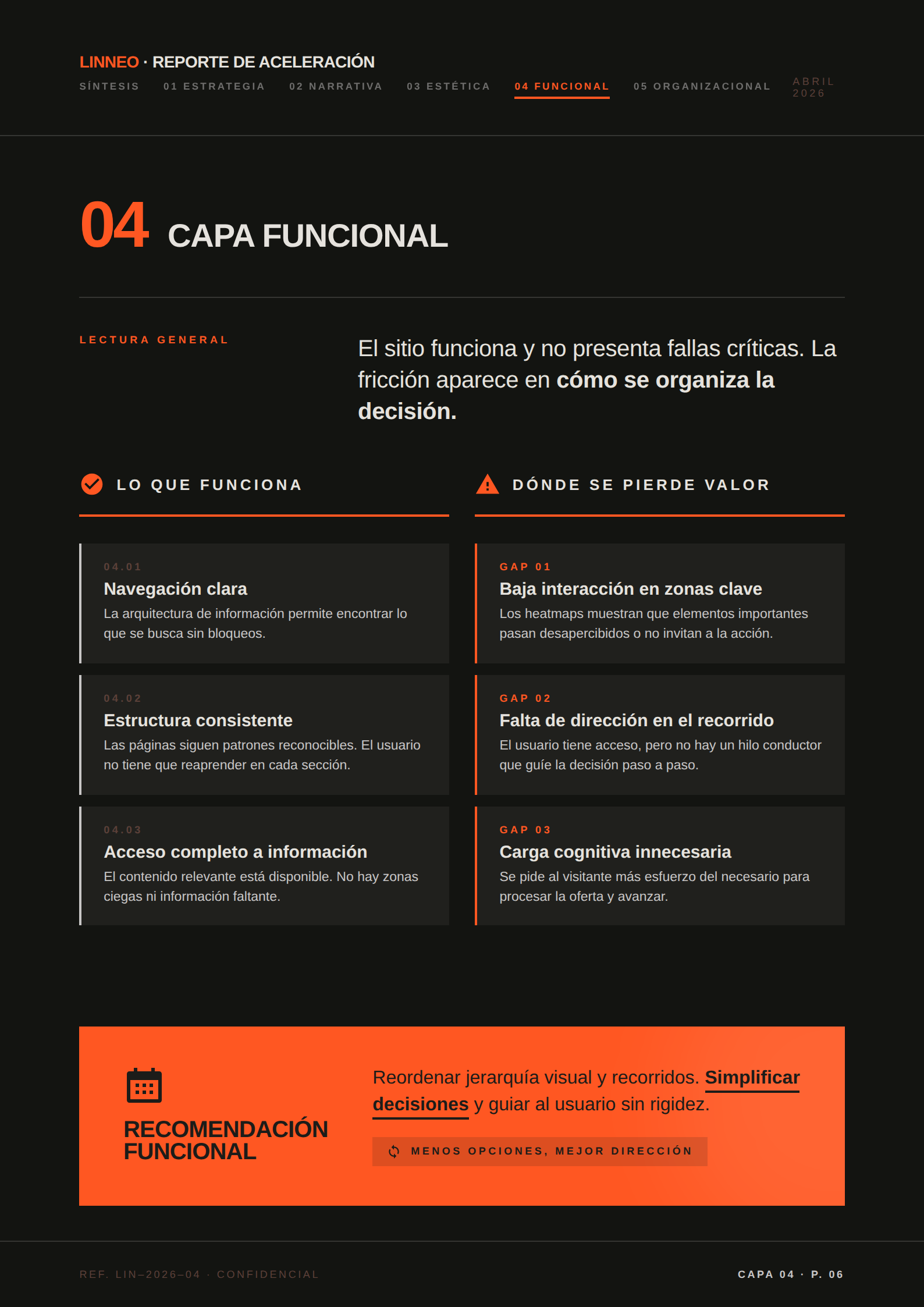 Capa Funcional